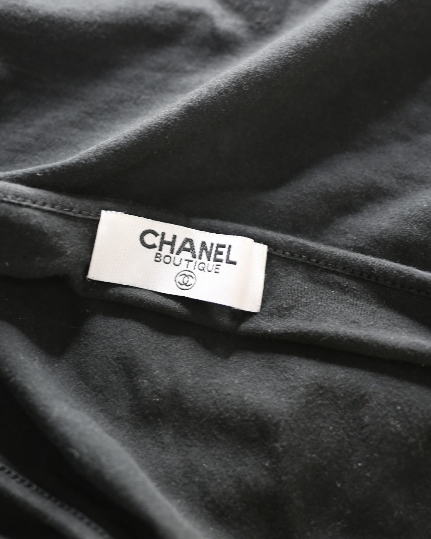 Chanel 90s Halter Neck CC Logo Top