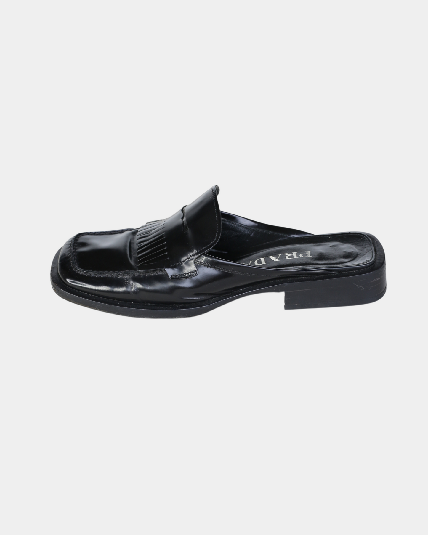 Prada SS1999 Split Sole Frill Loafers