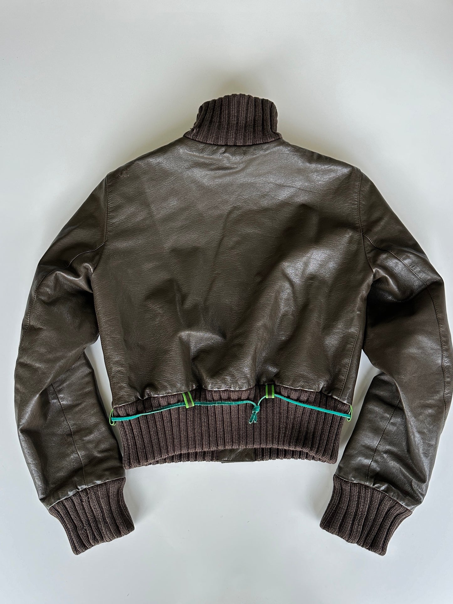 Miu Miu Fall Winter 1999 Ultra Rare Leather Jacket