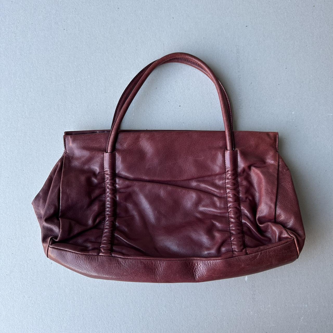 Miu Miu 1999 Leather Pleated Bag