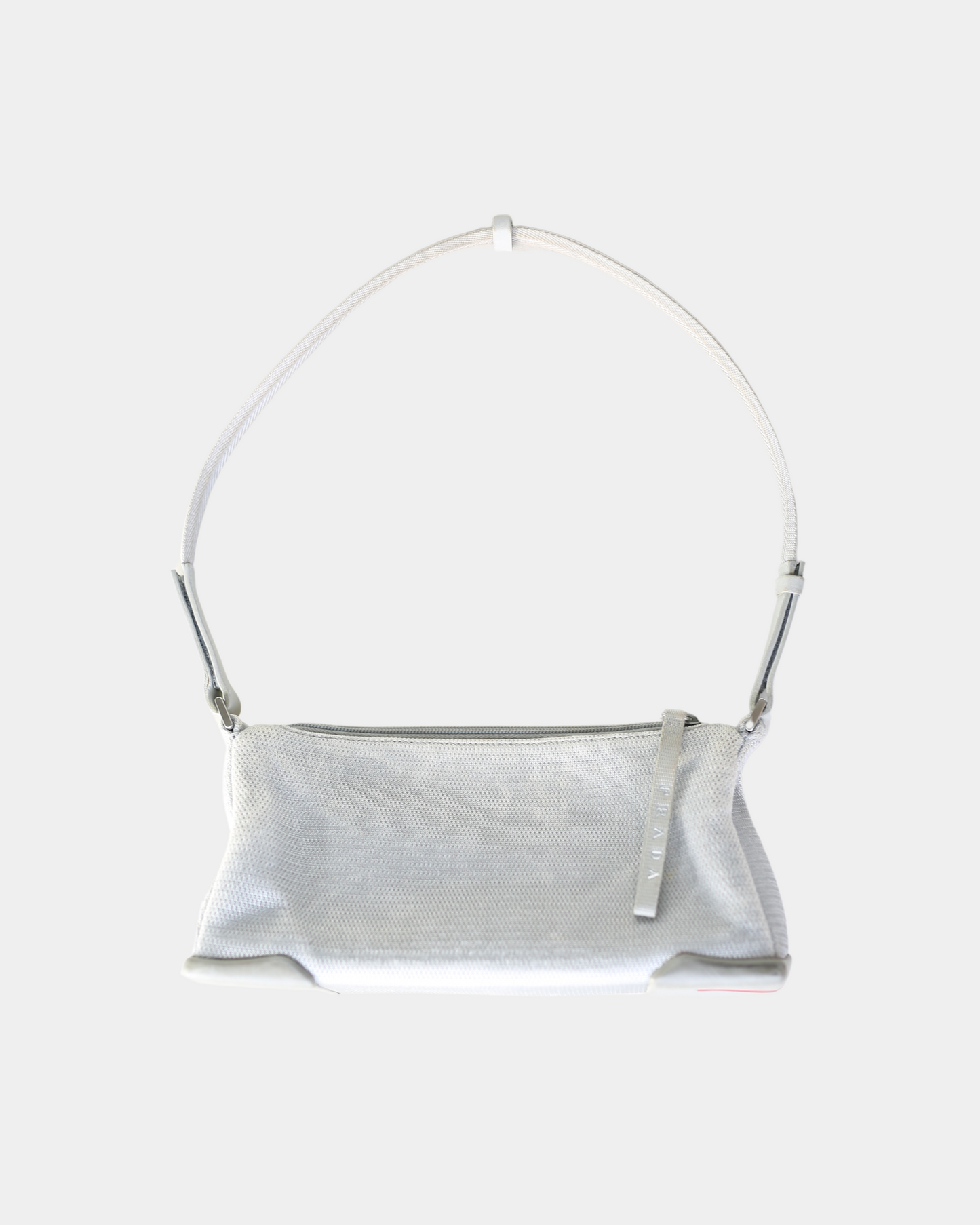 Prada 1999 Silver Reflective Handbag