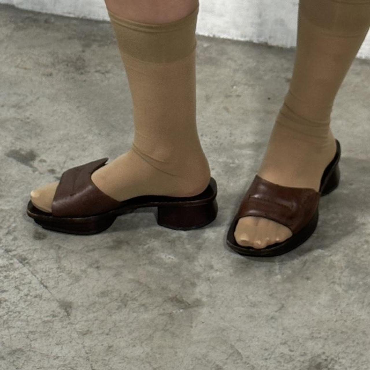 Prada Spring Summer 1999 Split Sole Sandals