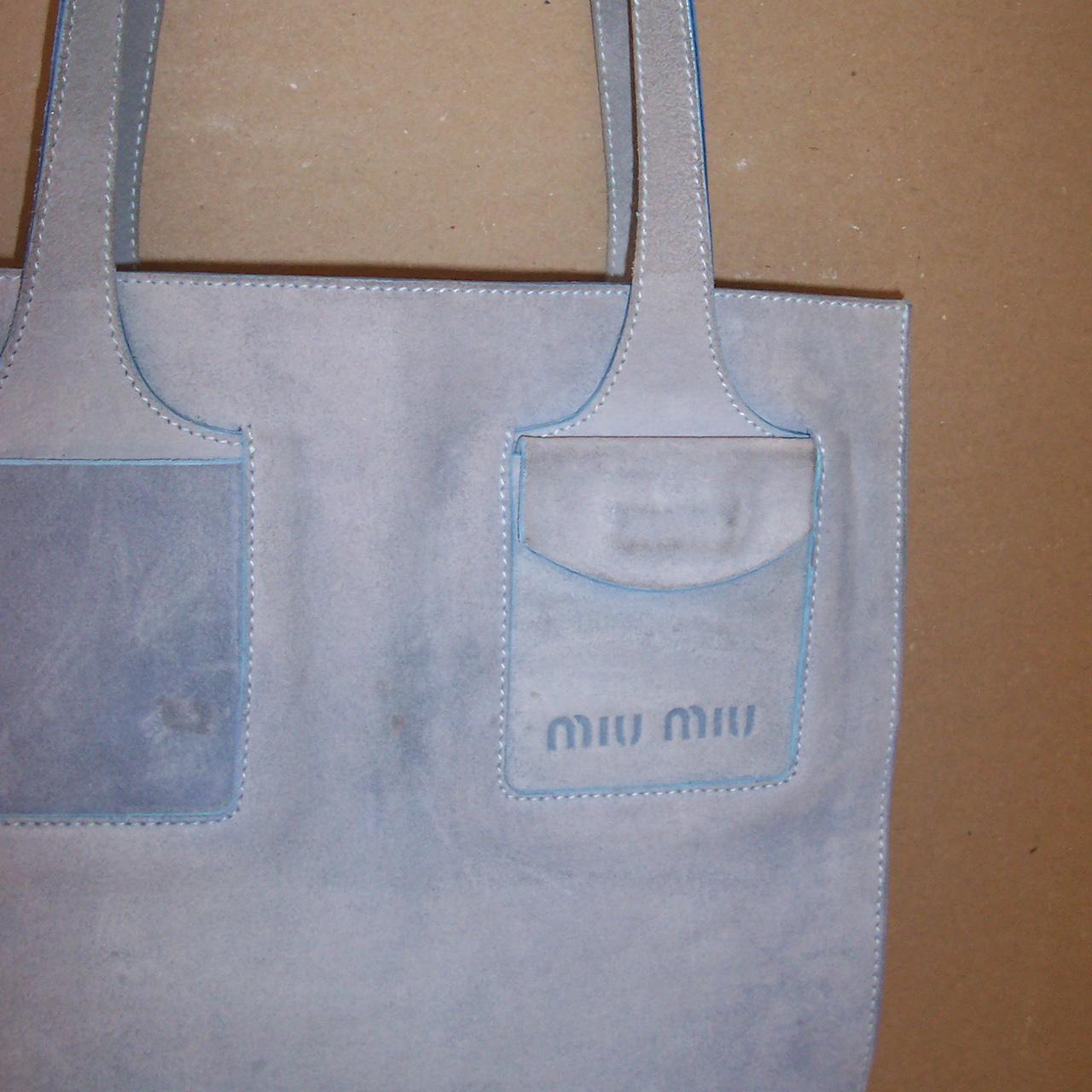 Miu Miu Fall Winter 1999 Suede Tote Bag