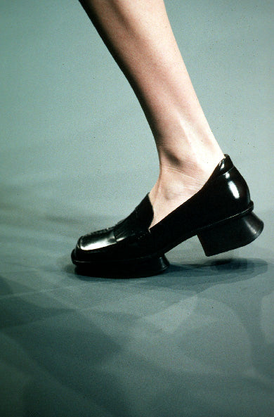 Prada SS1999 Split Sole Frill Loafers